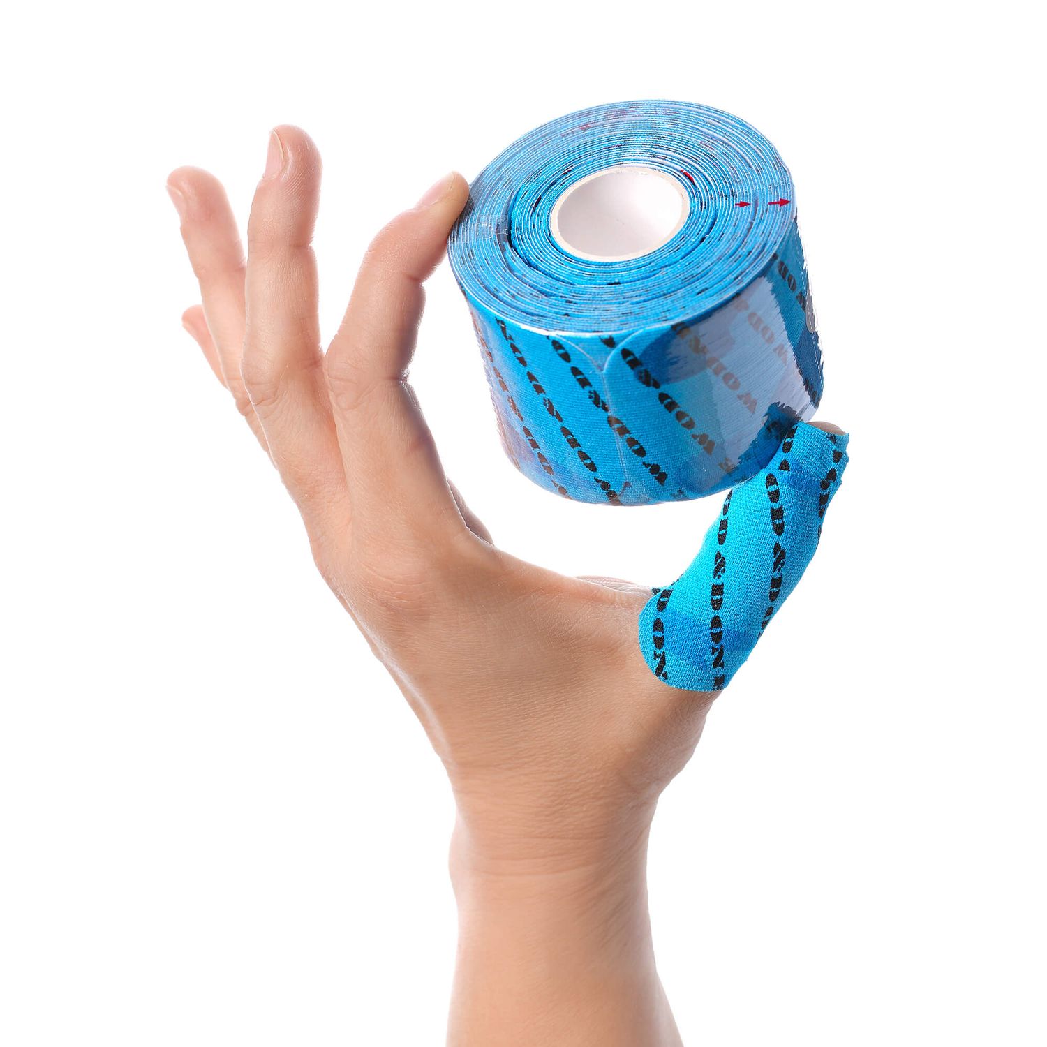 Precut Thumb Protection Tape Strips in a Roll